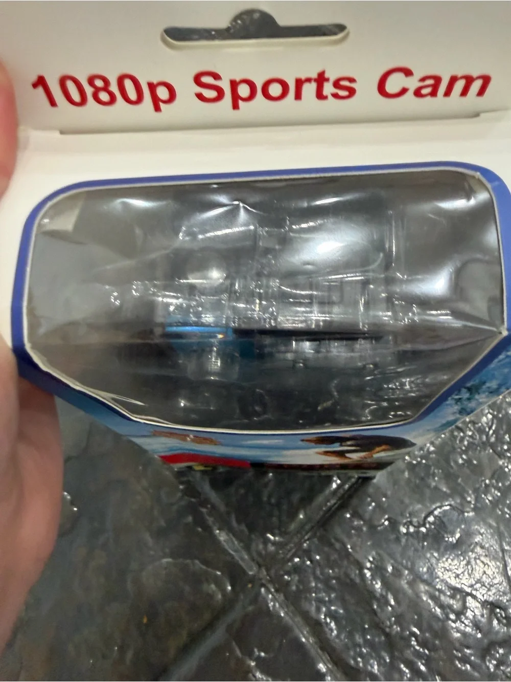 HD 1080P Waterproof Sports Action Camera Blue New in Box